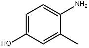 4-氨基间甲酚 结构式