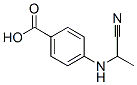 Benzoic acid, p-[(1-cyanoethyl)amino]- (8CI) 结构式