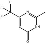 2-甲基-6-三氟甲基-4-羟基嘧啶 结构式