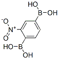 1,4-Bis(dihydroxyboryl)-2-nitrobenzene 结构式