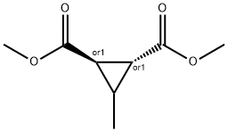 DIMETHYL 3-METHYL-TRANS-1,2-CYCLOPROPANEDICARBOXYLATE 结构式