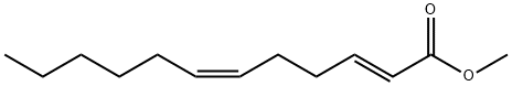 methyl (2E,6Z)-dodeca-2,6-dienoate 结构式