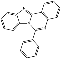 6-苯基-苯并咪唑并[1,2- C]喹啉 结构式