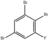 1-氟-2,3,5-三溴苯 结构式