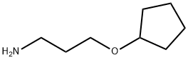 3-(环戊氧基)丙胺 结构式