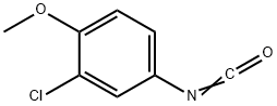 异氰酸-3-氯-4-甲氧苯酯 结构式