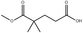 5-甲氧基-4,4-二甲基-5-氧代戊酸 结构式