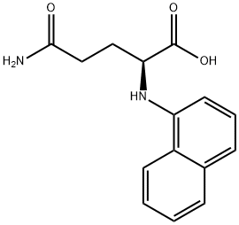 N-1-naphthyl-l-glutamine 结构式