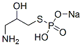 1-Amino-3-(sodiophosphonothio)-2-propanol 结构式