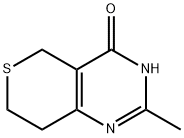 3,5,7,8-四氢-2-甲基-4H-硫代吡喃并[4,3-D]嘧啶-4-酮 结构式