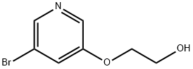 2-[(5-溴-3-吡啶基)氧基]乙醇 结构式