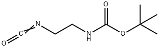 2-甲基-2-丙基(2-异氰酸乙基)氨基甲酸酯 结构式