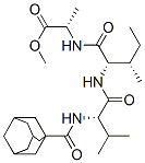 N-(1-Adamantylcarbonyl)-L-Val-L-Ile-L-Ala-OMe 结构式