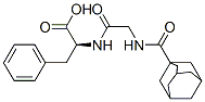 N-[N-(1-Adamantylcarbonyl)glycyl]-3-phenyl-L-alanine 结构式