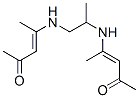 (E)-4-[2-[[(E)-4-oxopent-2-en-2-yl]amino]propylamino]pent-3-en-2-one 结构式