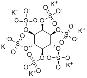 MYO-INOSITOL HEXASULFATE HEXAPOTASSIUM SALT 结构式