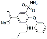 化合物 BUMETANIDE SODIUM 结构式