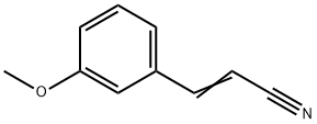 3-METHOXYCINNAMONITRILE 结构式