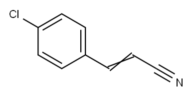 4-氯肉桂腈 结构式