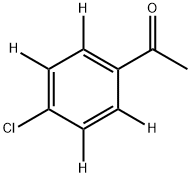 4'-氯苯乙酮-2',3',5',6'-D4 结构式
