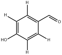 4-羟基苯甲醛-2,3,5,6-D4 结构式