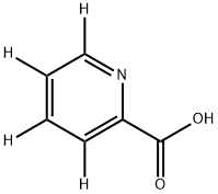 2-吡啶甲酸-D4 结构式