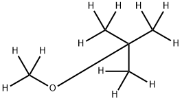 氘代12叔丁基甲醚 结构式