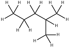 2-甲基戊烷-D14 结构式