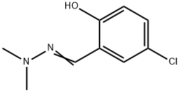 4-氯-2-((2,2-二甲基肼基亚基)甲基)苯酚 结构式