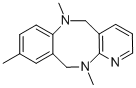 6,9,12-TRIMETHYL-5,6,11,12-TETRAHYDRO-1,6,12-TRIAZA-DIBENZO[A,E]CYCLOOCTENE 结构式