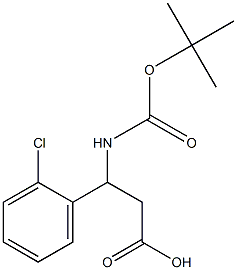 3-((tert-Butoxycarbonyl)amino)-3-(2-chlorophenyl)propanoicacid