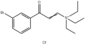 3-(3-BROMOPHENYL)-N,N,N-TRIETHYL-3-OXOPROP-1-EN-1-AMINIUM CHLORIDE 结构式