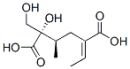 (2S,3R,E)-5-Ethylidene-2-hydroxy-2-hydroxymethyl-3-methylhexanedioic acid 结构式