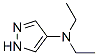 N,N-diethyl-1H-pyrazol-4-amine 结构式