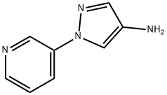 4-氨基-1-(吡啶-3-基)吡唑 结构式