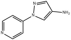 4-氨基-1-(吡啶-4-基)吡唑 结构式