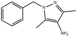 1-苄-3,5-二甲基-1H-吡唑-4-胺 1HCL 结构式