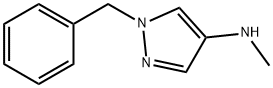 1-Benzyl-N-methyl-1H-pyrazol-4-amine 结构式
