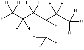 3-甲基己烷-D16 结构式
