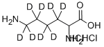 DL-赖氨酸-3,3,4,4,5,5,6,6-D8 二盐酸盐 结构式