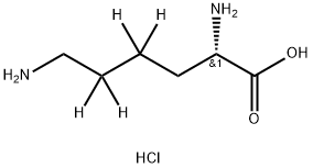 L-LYSINE-4,4,5,5-D4 HCL 结构式