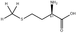 D-甲硫氨酸-甲基-D3 结构式