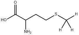 DL-蛋氨酸-D3 结构式