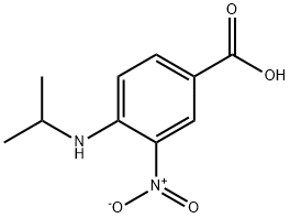 4-(ISOPROPYLAMINO)-3-NITROBENZOIC ACID 结构式