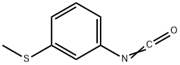 3-(甲基硫代)异氰酸苯酯 结构式