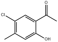 5'-氯-2'-羟基-4'-甲基苯乙酮 结构式