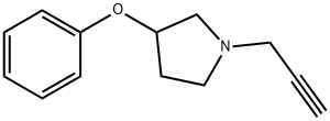 3-PHENOXY-1-(2-PROPYNYL)-PYRROLIDINE 结构式