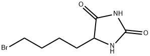 5-Δ-溴丁基乙内酰胺 结构式