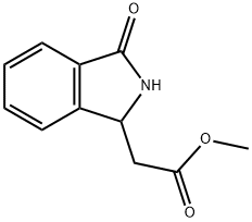 2-(3-氧代异二氢吲哚-1-基)乙酸甲酯 结构式