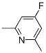 4-氟-2,6-二甲基吡啶 结构式